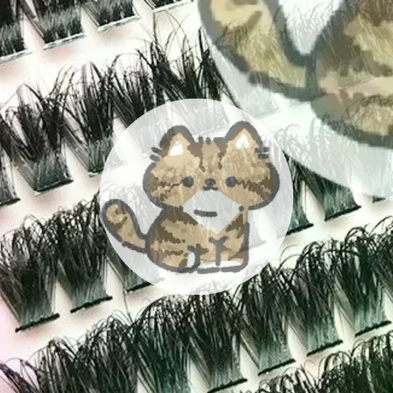 Eyelash Extension Individual - 10Rows 5D Fluffy Thick Eyelash Clusters