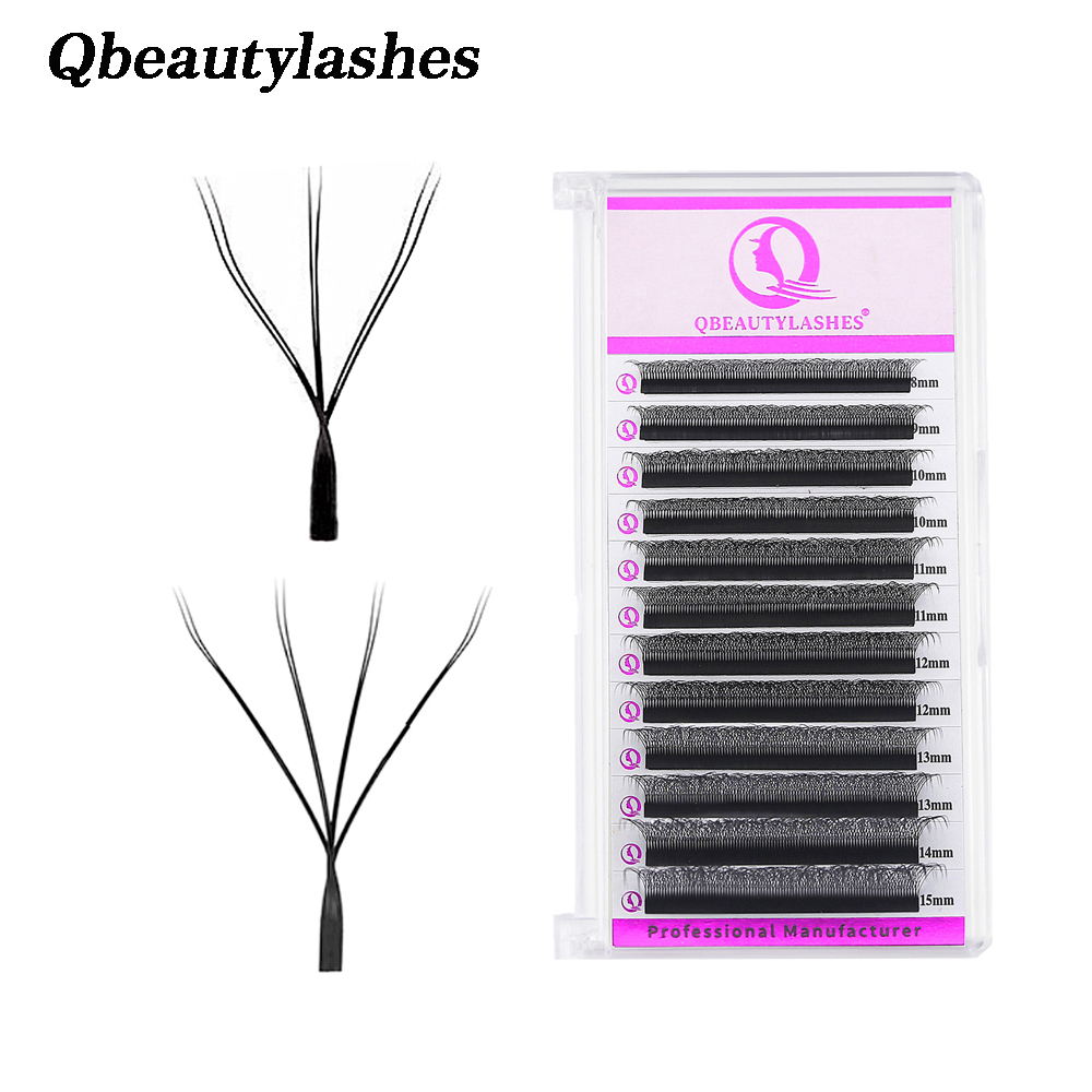 Eyelash Extension Double Volume - Qbeautylashes 3D 4D 6D 8D W