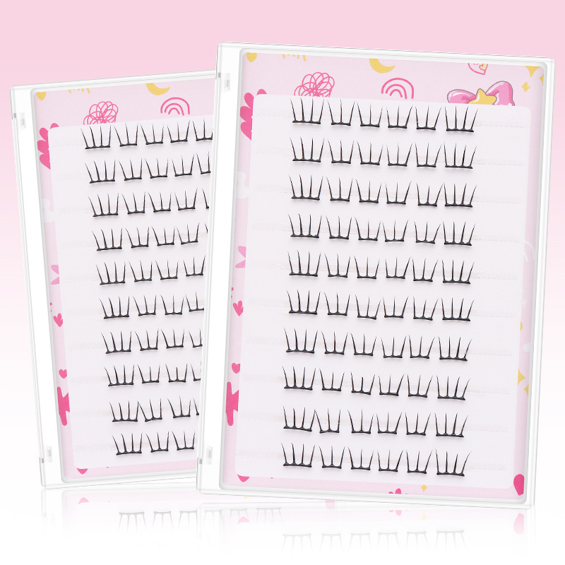 Eyelash Extension No 8 - 8-row white box no need glue
