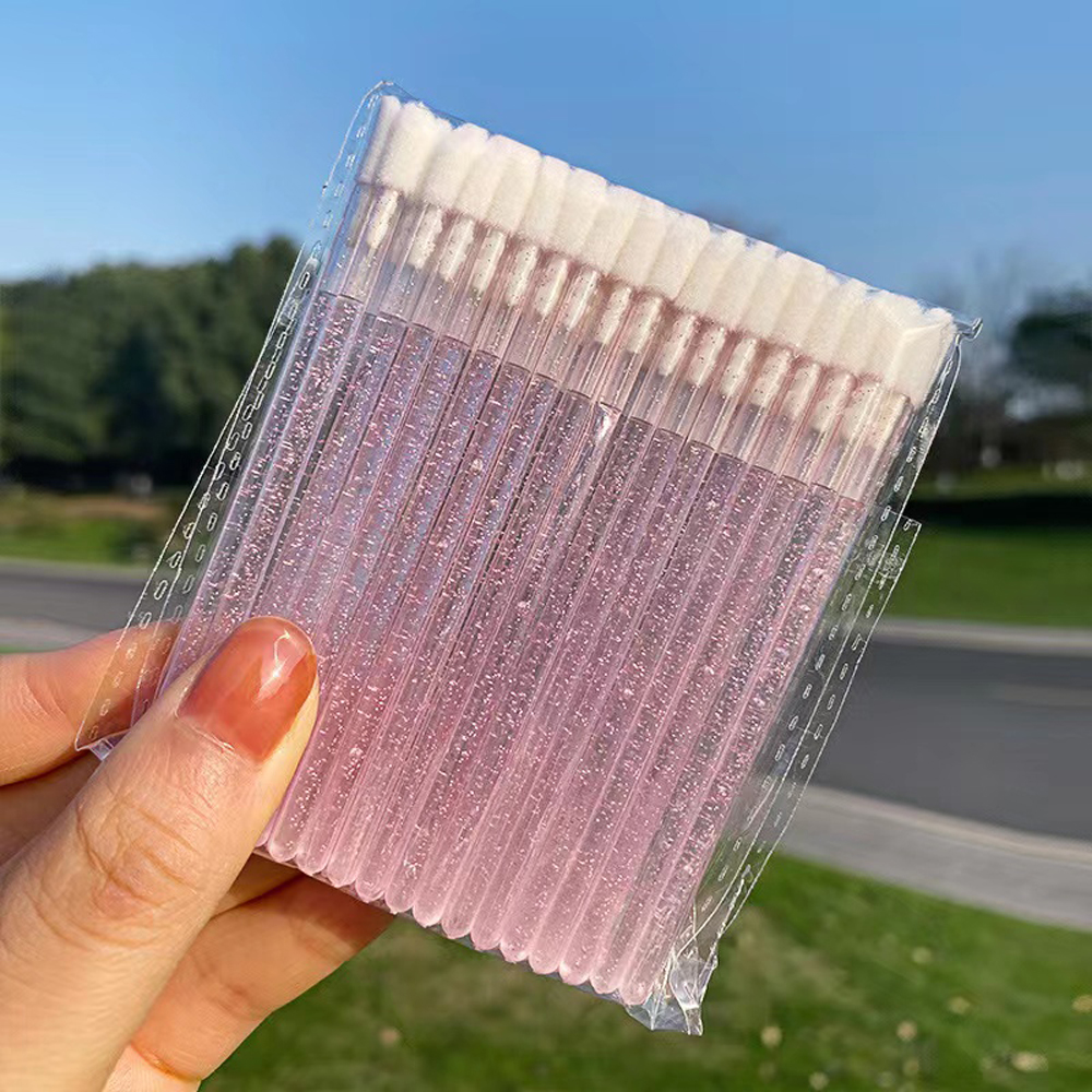 Eyelash Extension Eyeliner - 500PCS Disposable Lip Brush Makeup Brushes