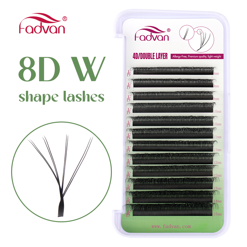 Eyelash Extension Double Volume - FADVAN 8D W Double Layers 4D