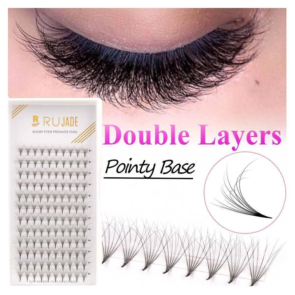 Eyelash Extension Double Volume - New Arrival Double Layers Premade Volume