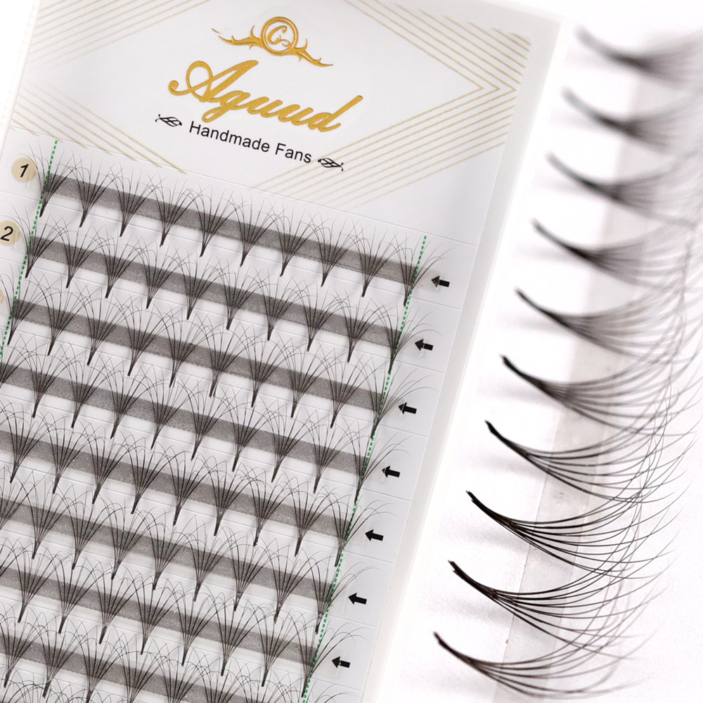Eyelash Extension Double Volume - AGUUD 6D Double Layers Fluffy Russian