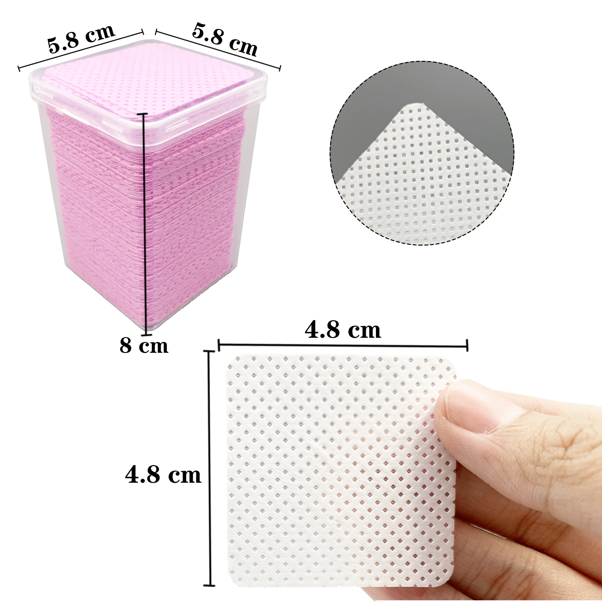 200Pcs/Box Lint Free Nail Wipe – Eyelash Extension Remover Gel Bewertung und Preis