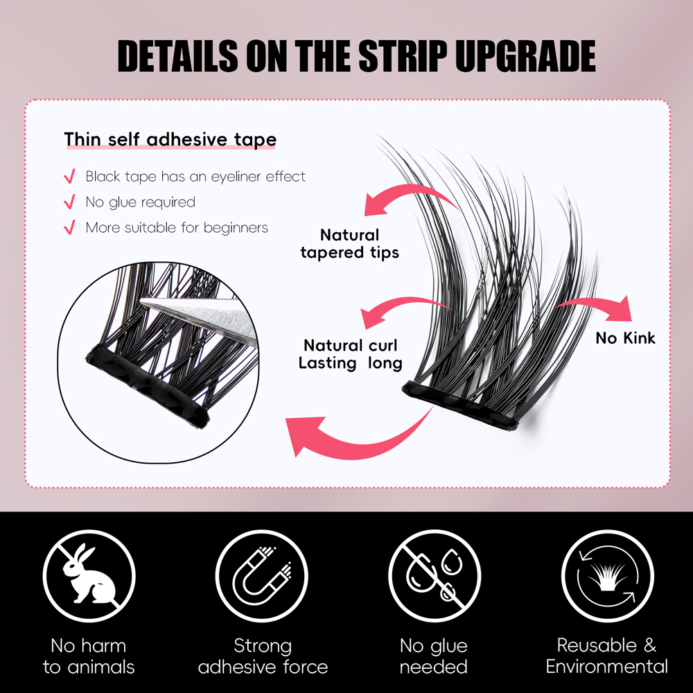 VIPUDA  Self-adhesive False Ey – Eyelash Extension No 8 Bewertung und Preis