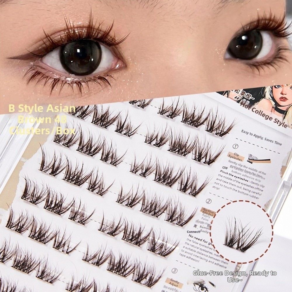 Thick Self Adhesive False Eyel – Eyelash Extension No 8 Bewertung und Preis