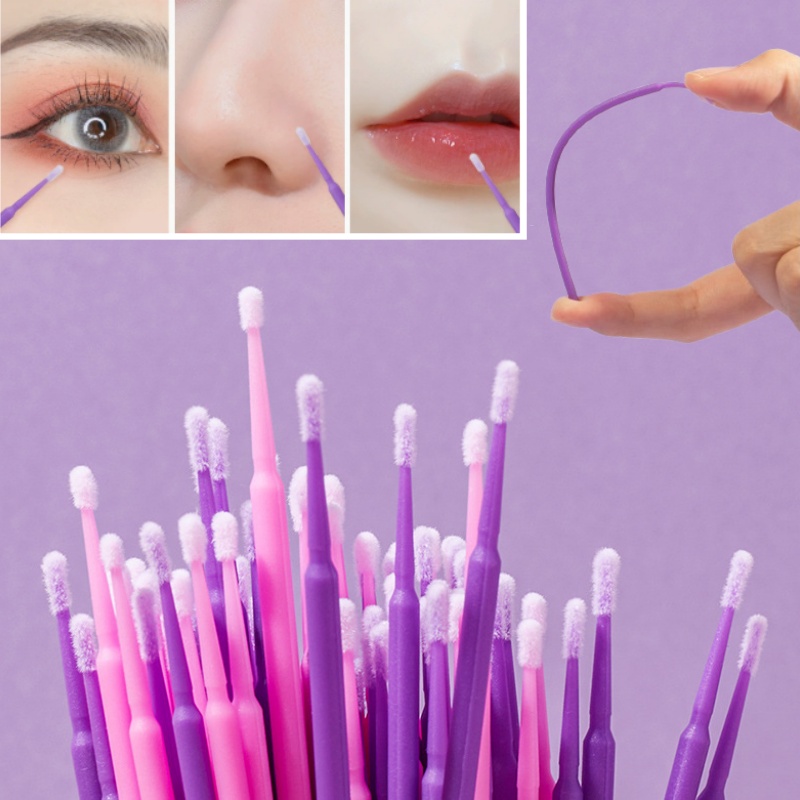 100/500pcs Eyelash Cleaning Br – Eyelash Extension Individual Bewertung und Preis