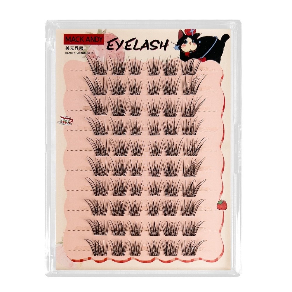 60 Clusters Black Self Adhesiv – Eyelash Extension No 8 Bewertung und Preis
