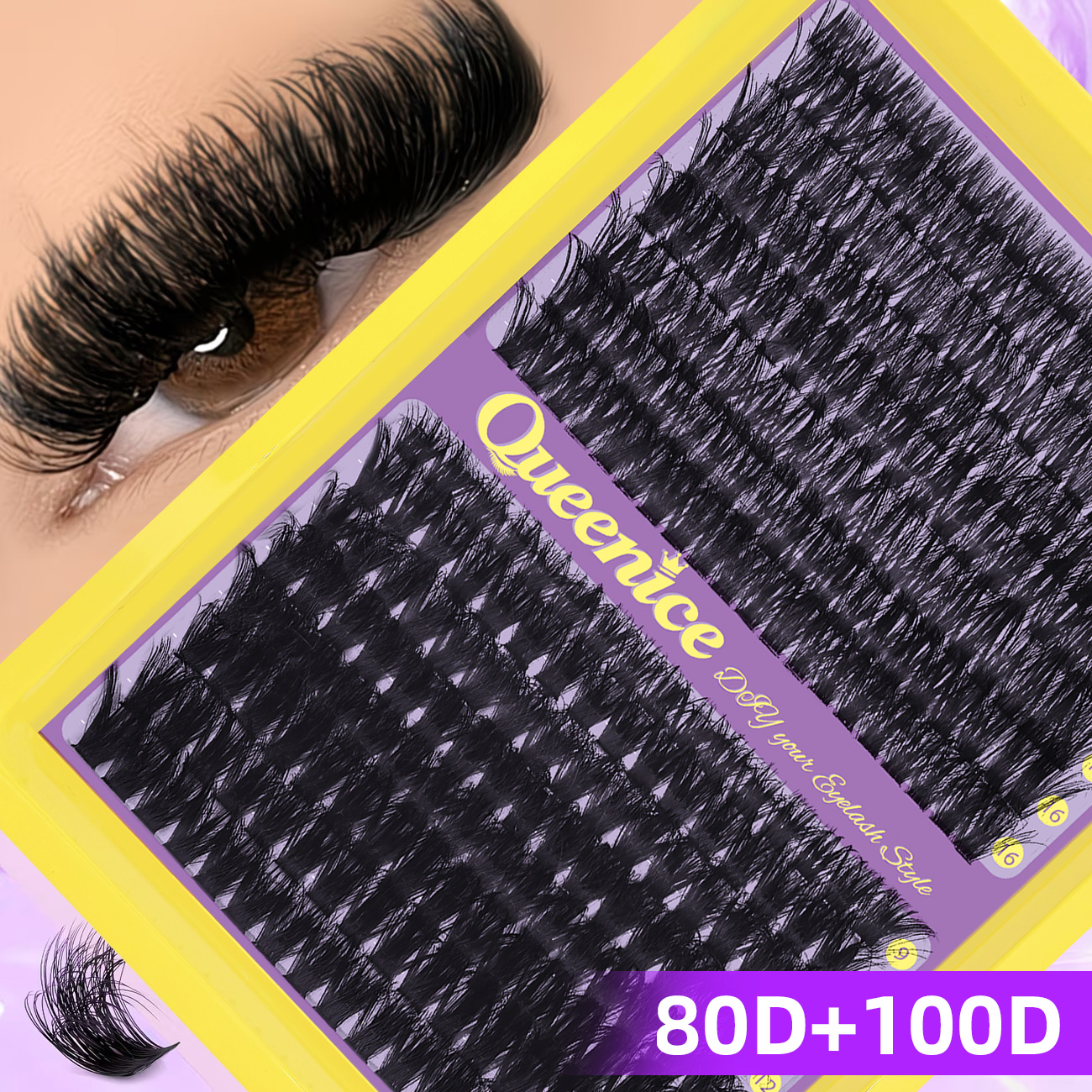 QUEENICE Fluffy Eyelash Cluste – Eyelash Extension Individual Bewertung und Preis