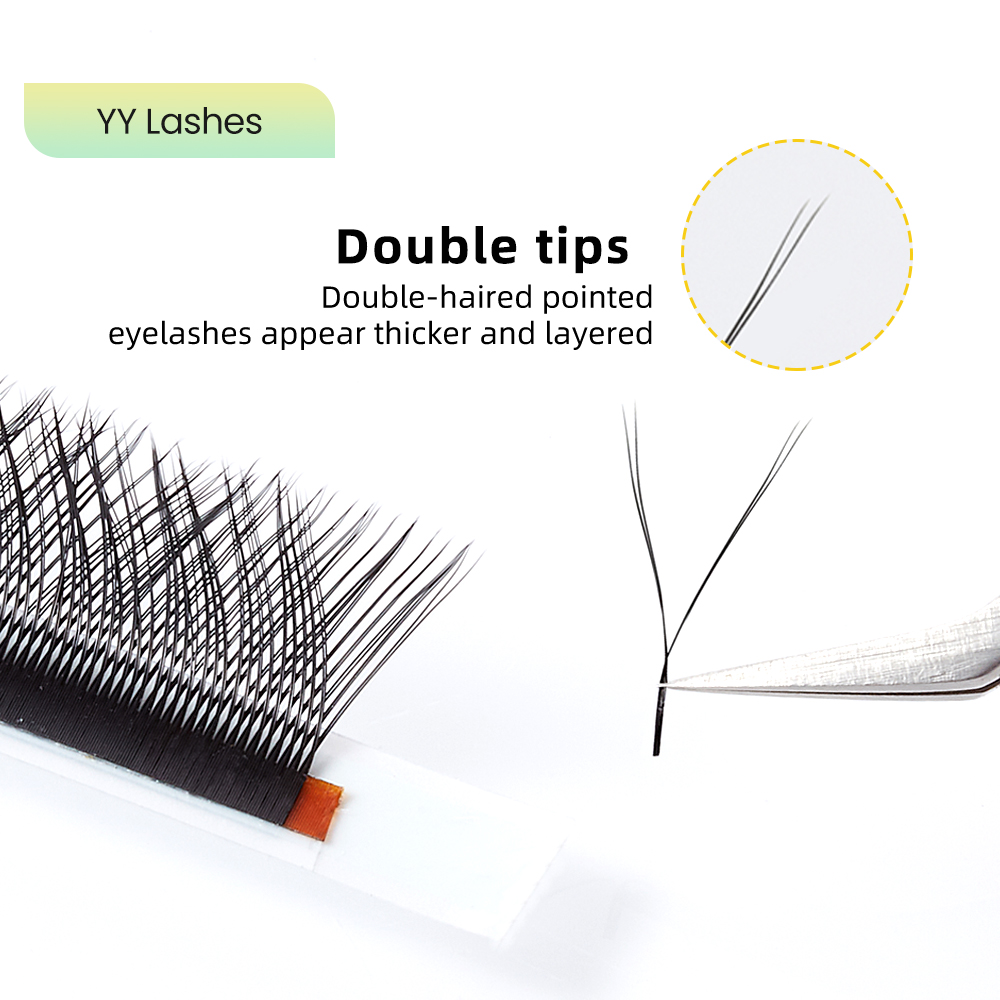 Yelix Y/YY Lashes Double Tips  – Eyelash Extension Double Volume Bewertung und Preis