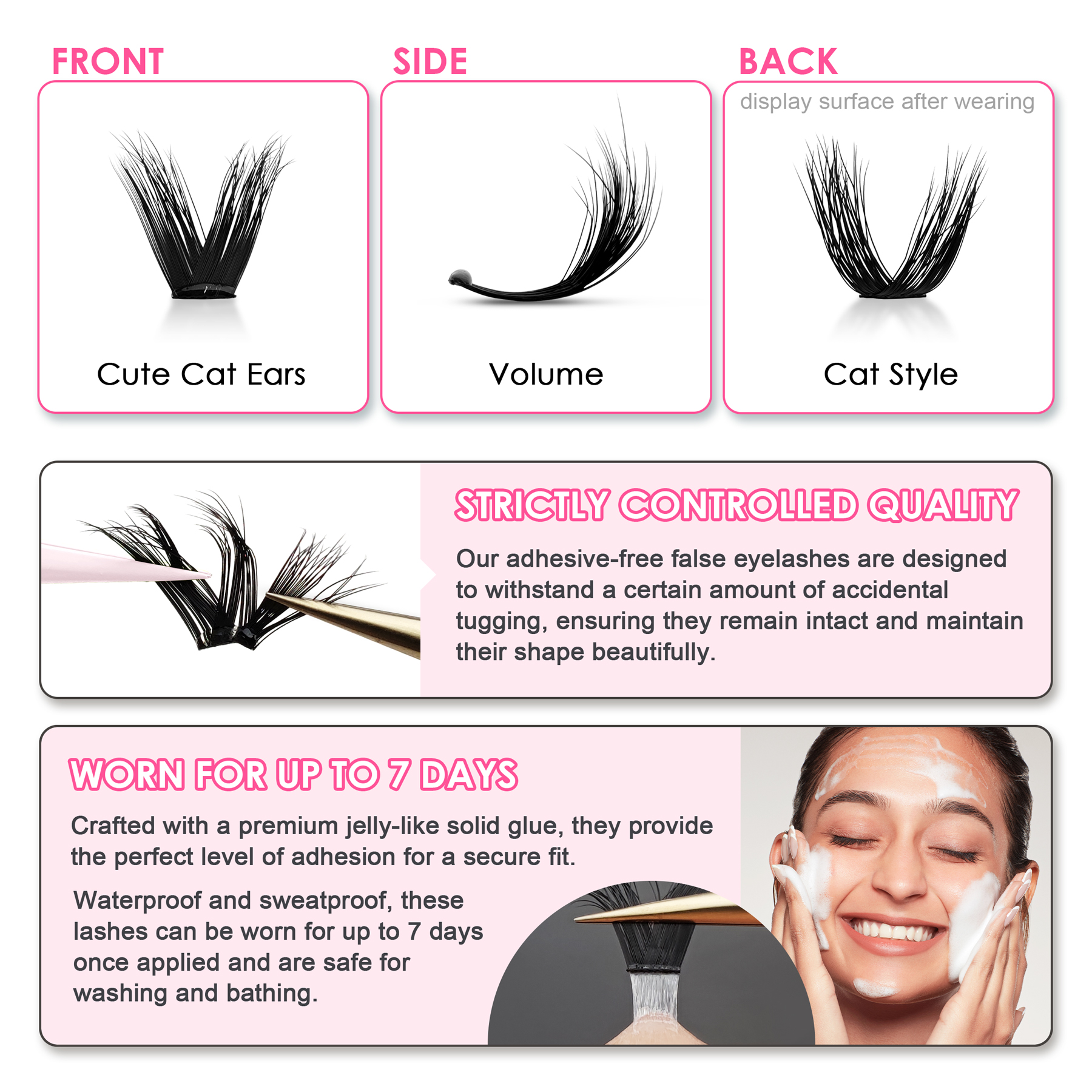 SEEDEW 3D V-shaped Thick False – Eyelash Extension Glue Bewertung und Preis