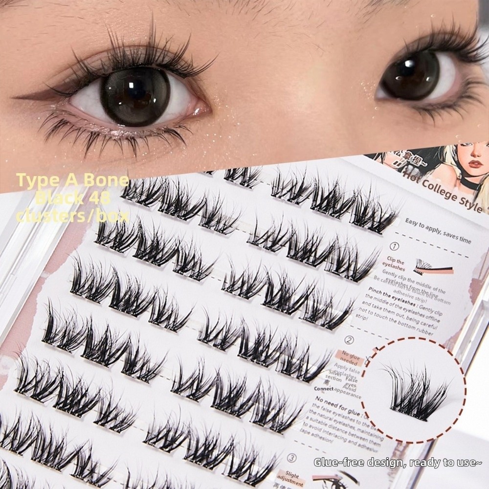 Thick Self Adhesive False Eyel – Eyelash Extension No 8 Bewertung und Preis