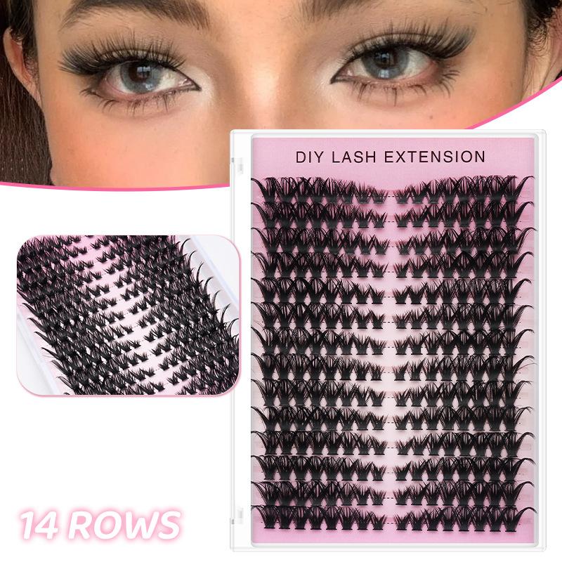 14 Rows Cluster Eyelash Extens – Eyelash Extension Individual Bewertung und Preis