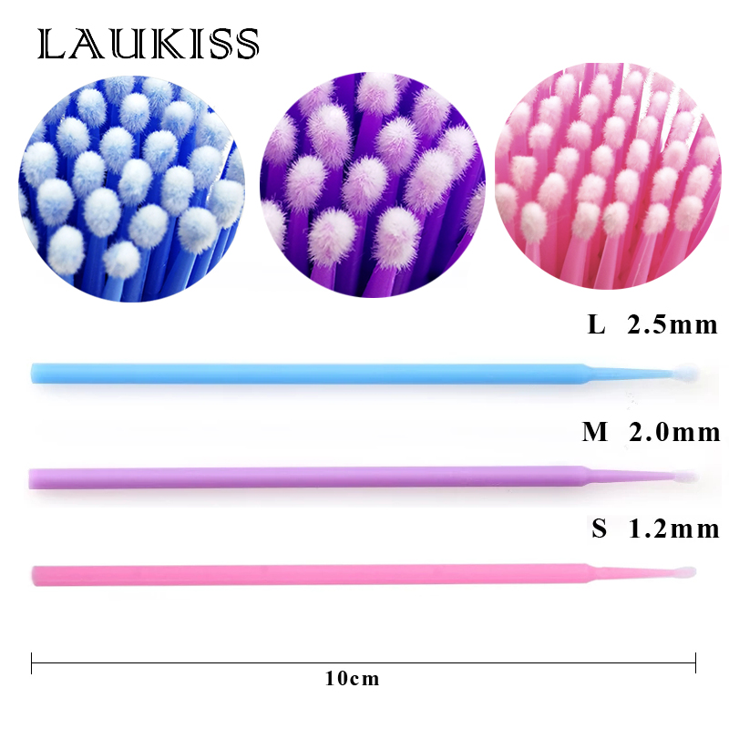 100pcs Micro make up brushes E – Eyelash Extension Eyeliner Bewertung und Preis