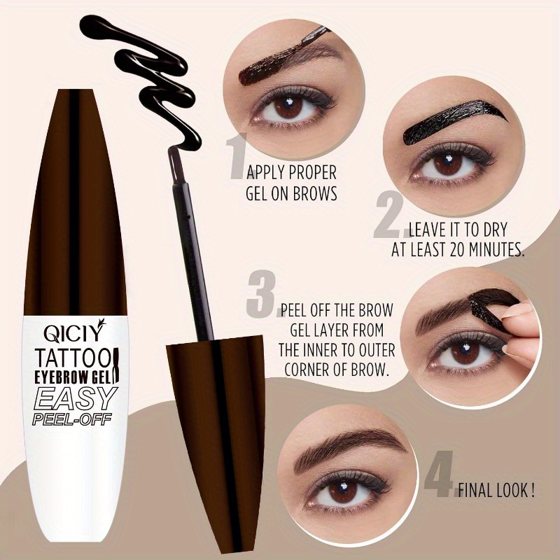 3D Peel-off Eyebrow Gel Tint W – Eyelash Extension Eyeliner Bewertung und Preis