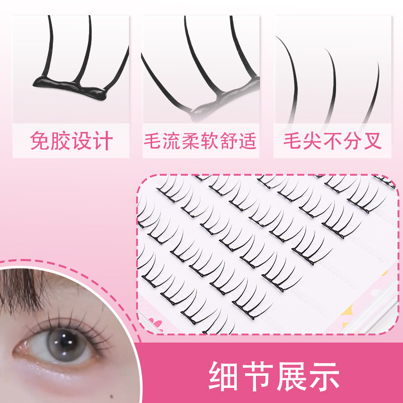 8-row white box no need glue – Eyelash Extension No 8 Bewertung und Preis