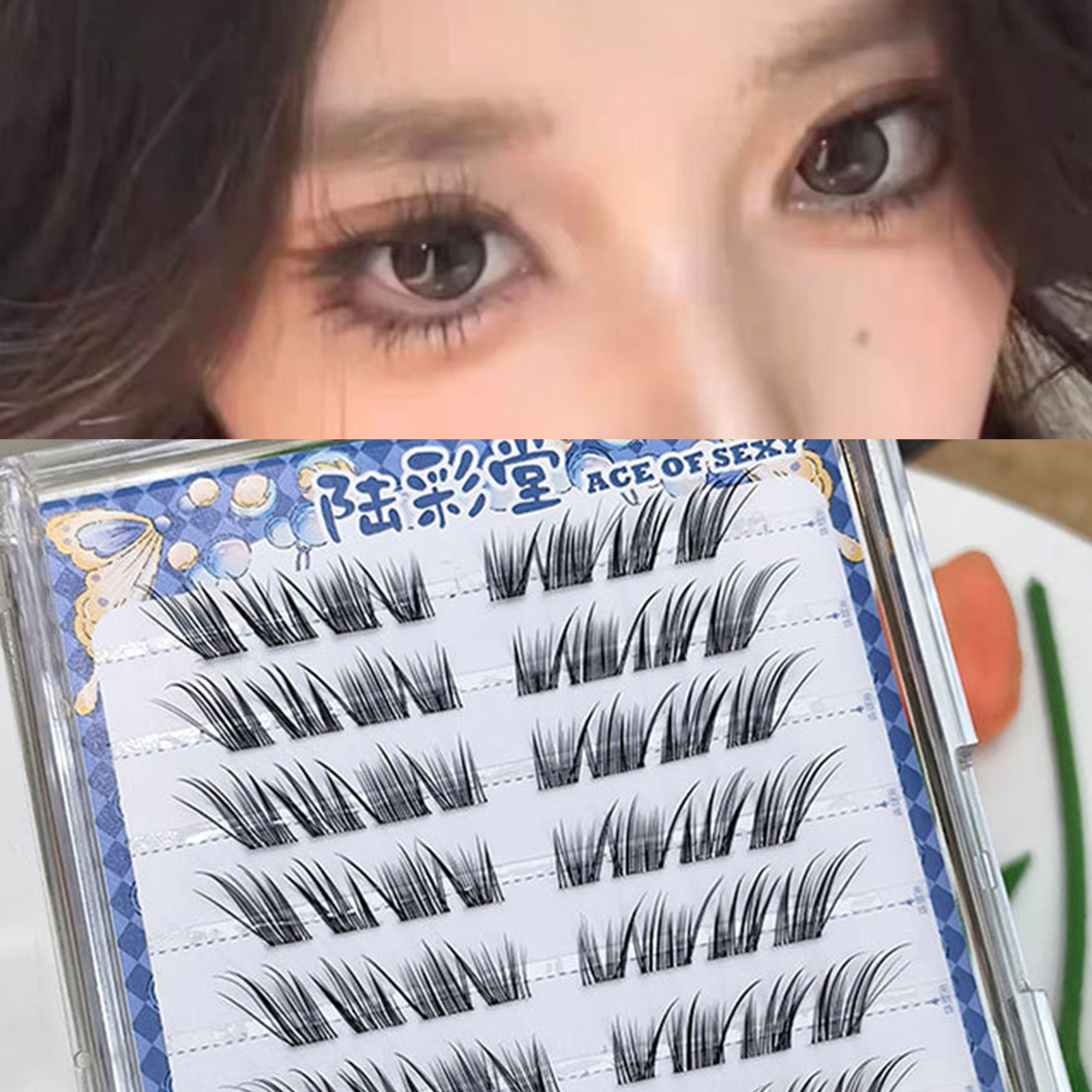 10 Rows Foxes Eye False Eyelas – Eyelash Extension No 8 Bewertung und Preis
