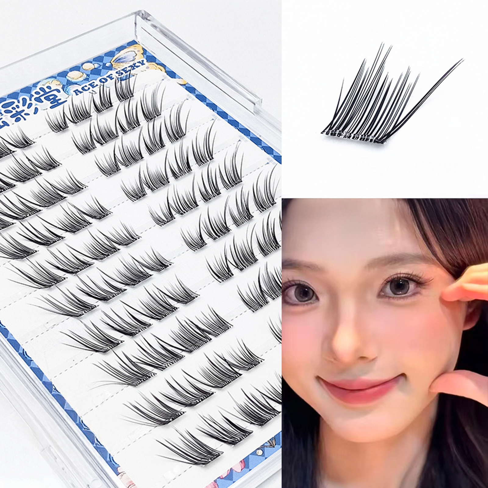 10 Rows Foxes Eye False Eyelas – Eyelash Extension No 8 Bewertung und Preis