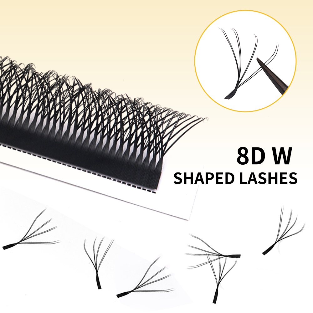GEMERRY 4D/6D/8D/10D W Lashes  – Eyelash Extension Double Volume Bewertung und Preis