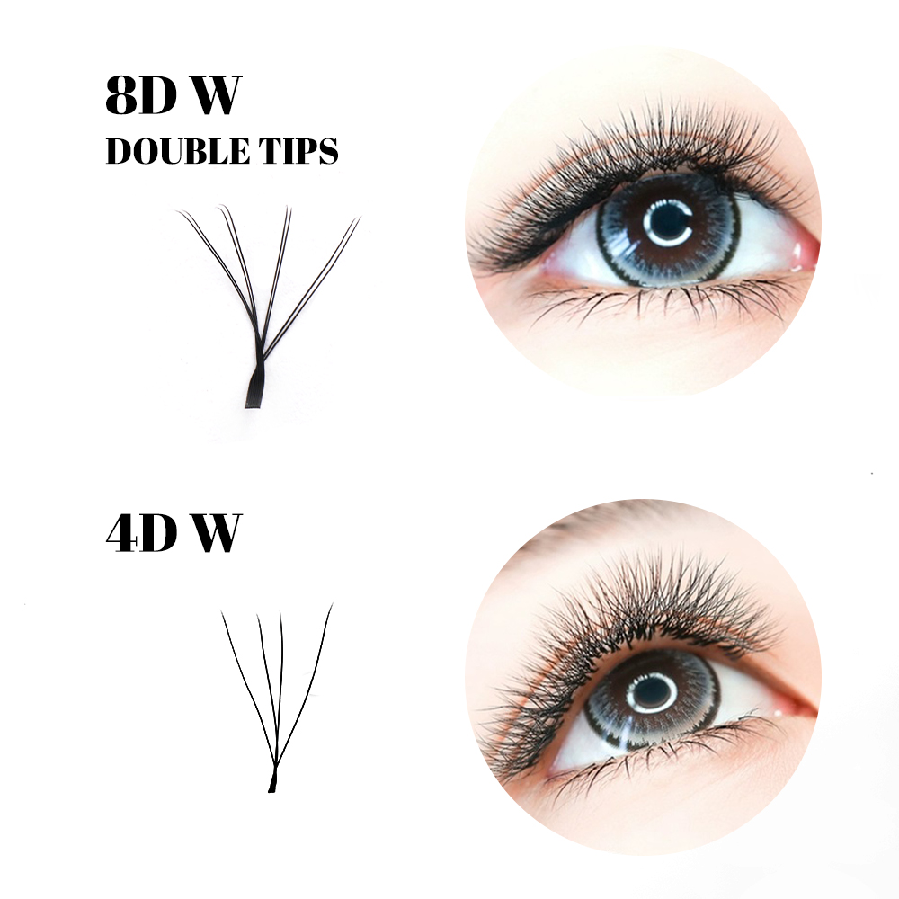 GEMERRY 4D/6D/8D/10D W Lashes  – Eyelash Extension Double Volume Bewertung und Preis