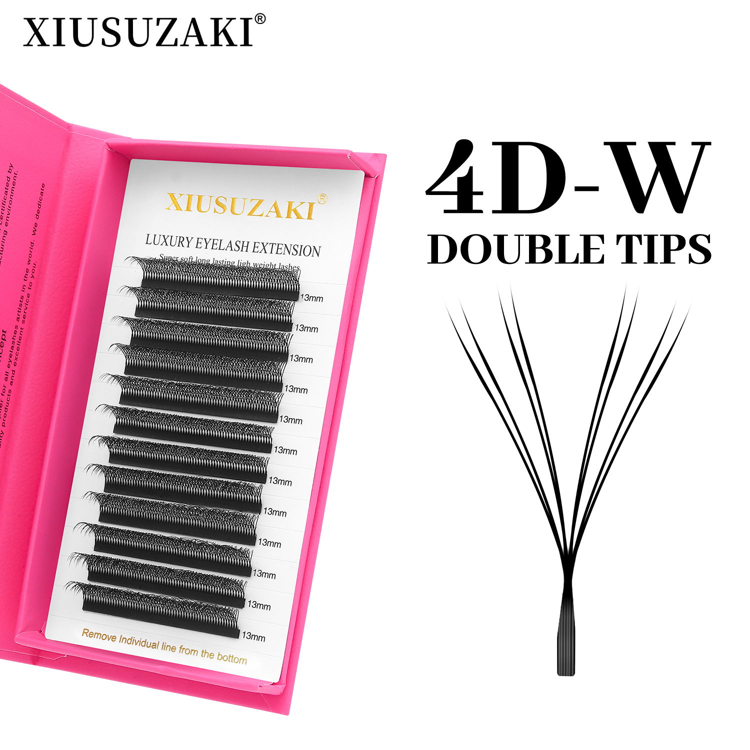 XIUSUZAKI 8D W Shaped Lashes D – Eyelash Extension Double Volume Bewertung und Preis