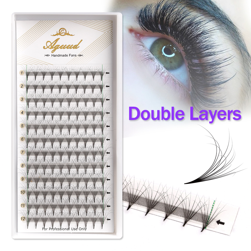 AGUUD Double Layer Pointy Base – Eyelash Extension Double Volume Bewertung und Preis