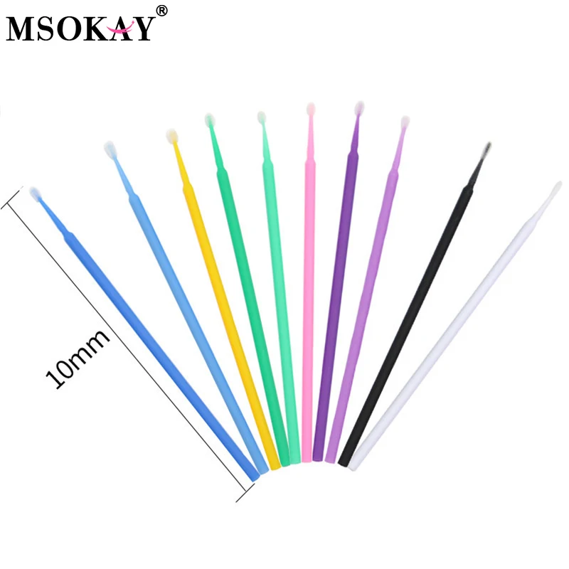 100Pcs Eyelash Cleaning Brush  – Eyelash Extension Individual Bewertung und Preis