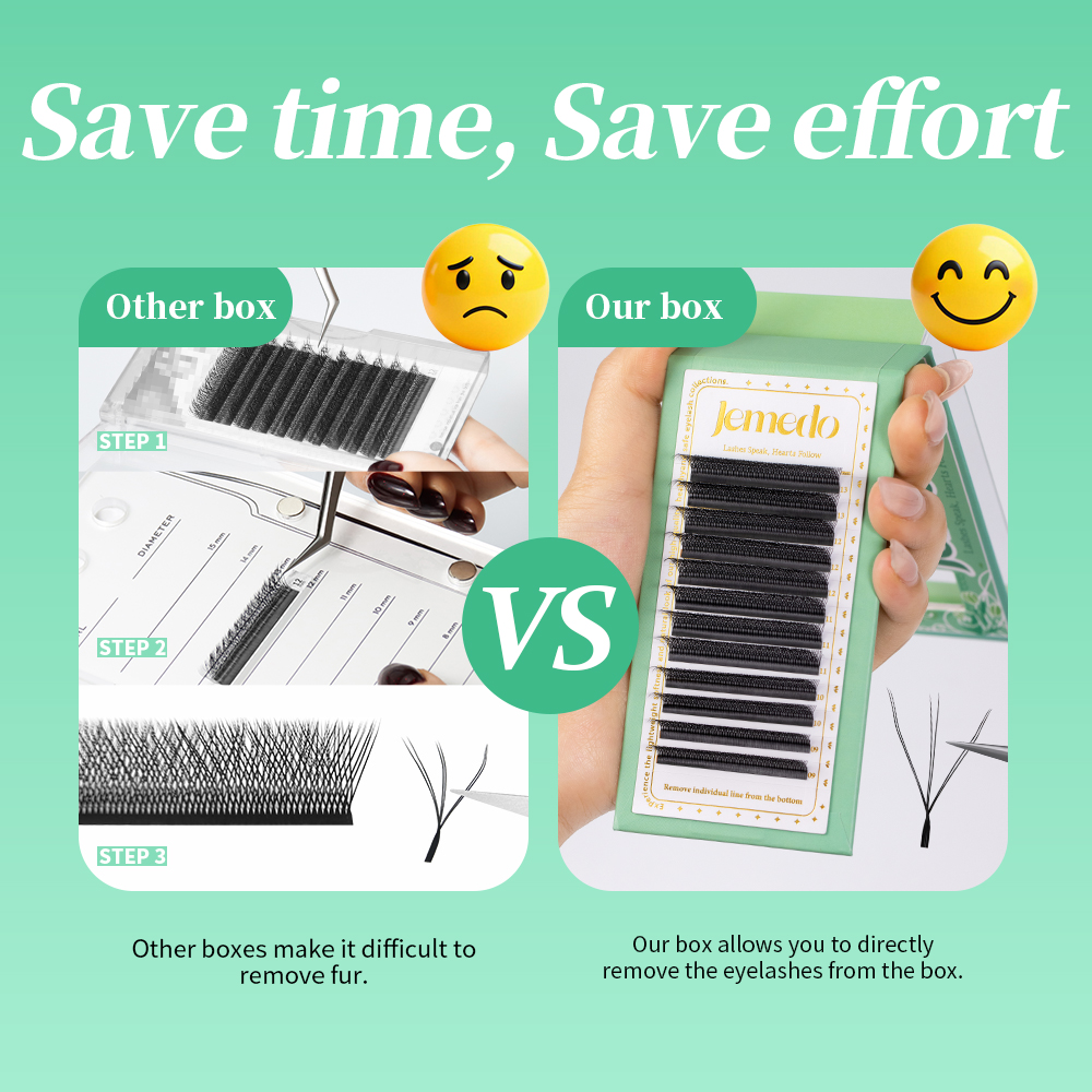 JEMEDO Double Tips 3DW Eyelash – Eyelash Extension Double Volume Bewertung und Preis