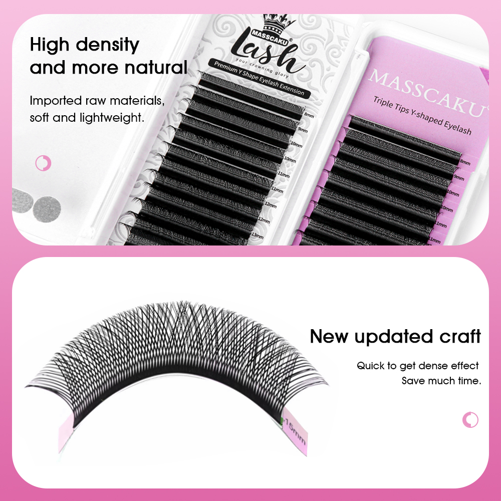 MASSCAKU Hot Selling Natural P – Eyelash Extension Double Volume Bewertung und Preis