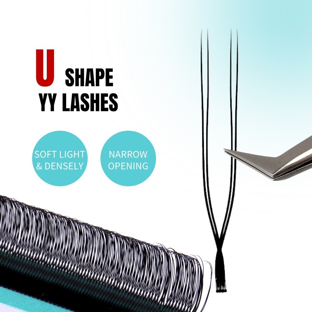 Natural Curl U Shape YY Lashes – Eyelash Extension Double Volume Bewertung und Preis