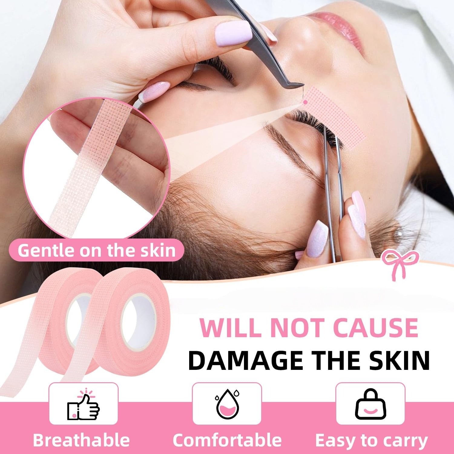 Pink Disposable Eye Protector  – Eyelash Extension Eyeliner Bewertung und Preis