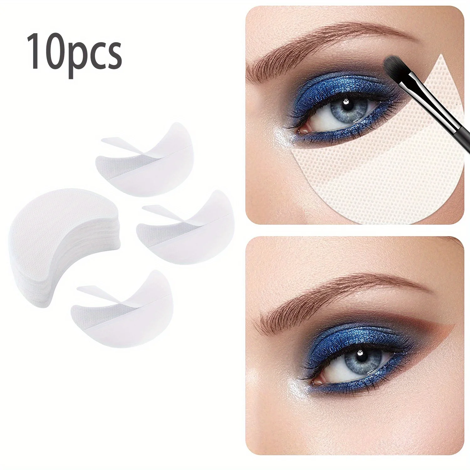 10/20Pc Eyeshadow Shields Gel  – Eyelash Extension Eyeliner Bewertung und Preis