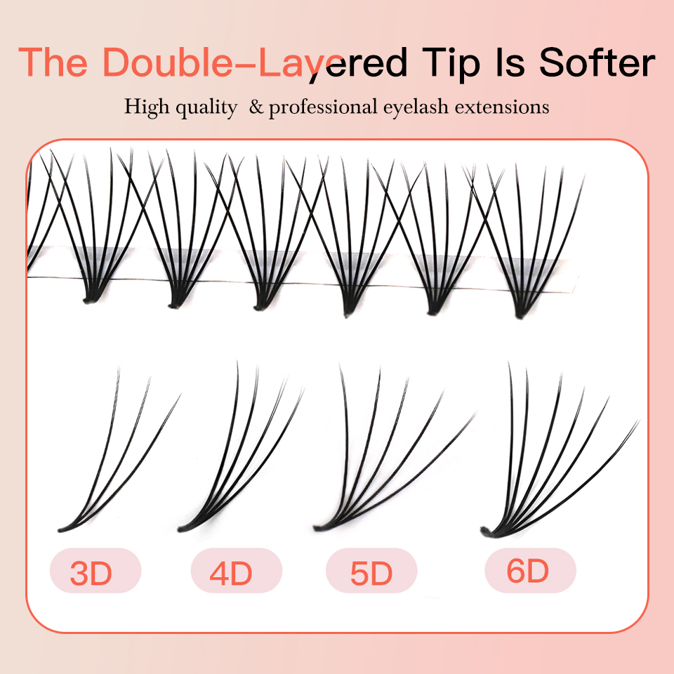 AGUUD Camellia Premade Fans La – Eyelash Extension Double Volume Bewertung und Preis