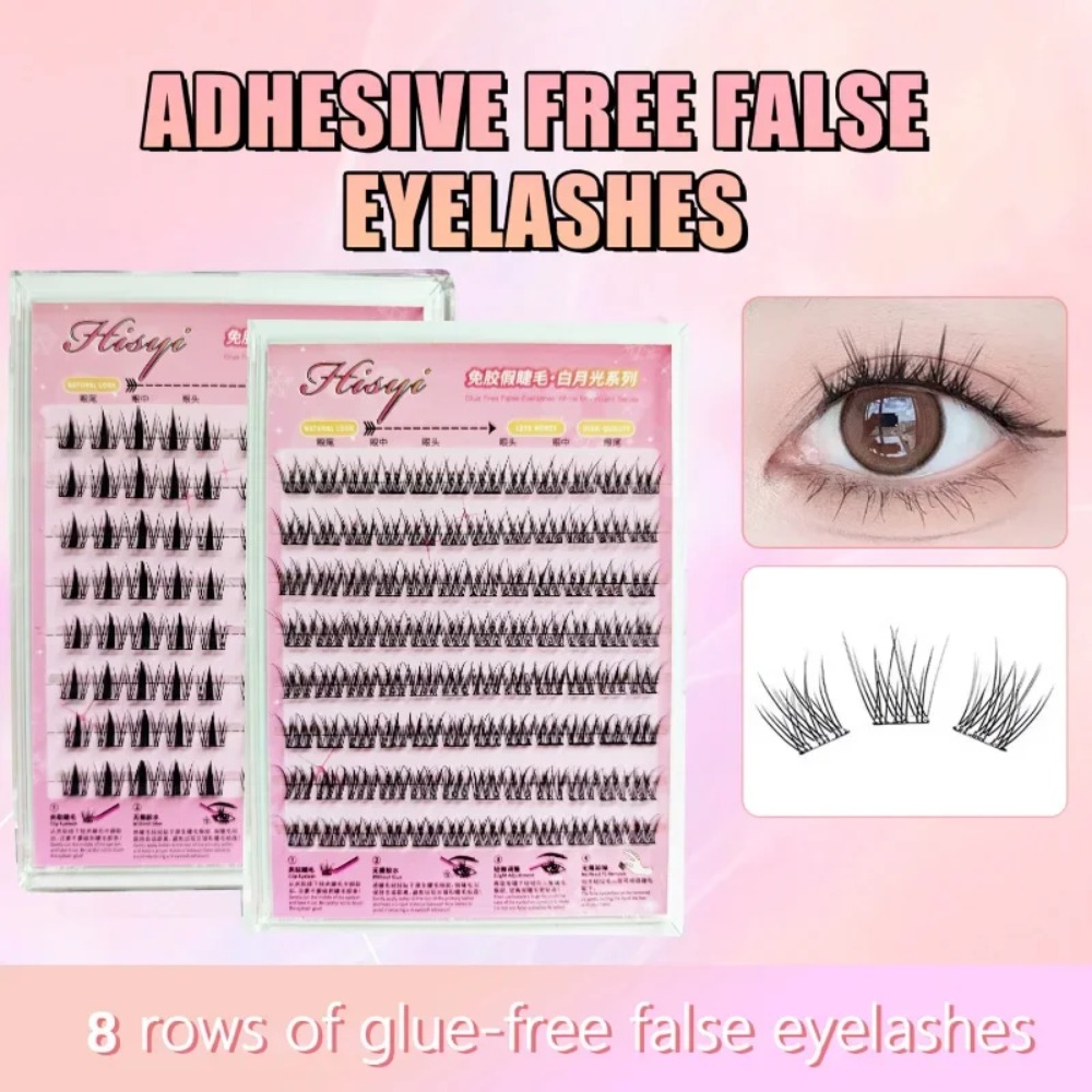 8 Rows Self-Adhesive False Eye – Eyelash Extension No 8 Bewertung und Preis