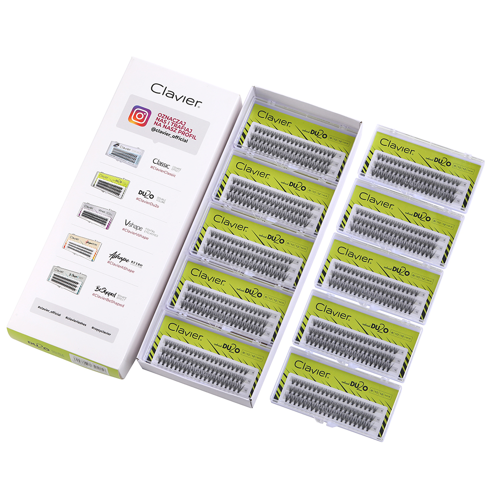 Clavier DU2O 10 Boxes Per Set  – Eyelash Extension Double Volume Bewertung und Preis