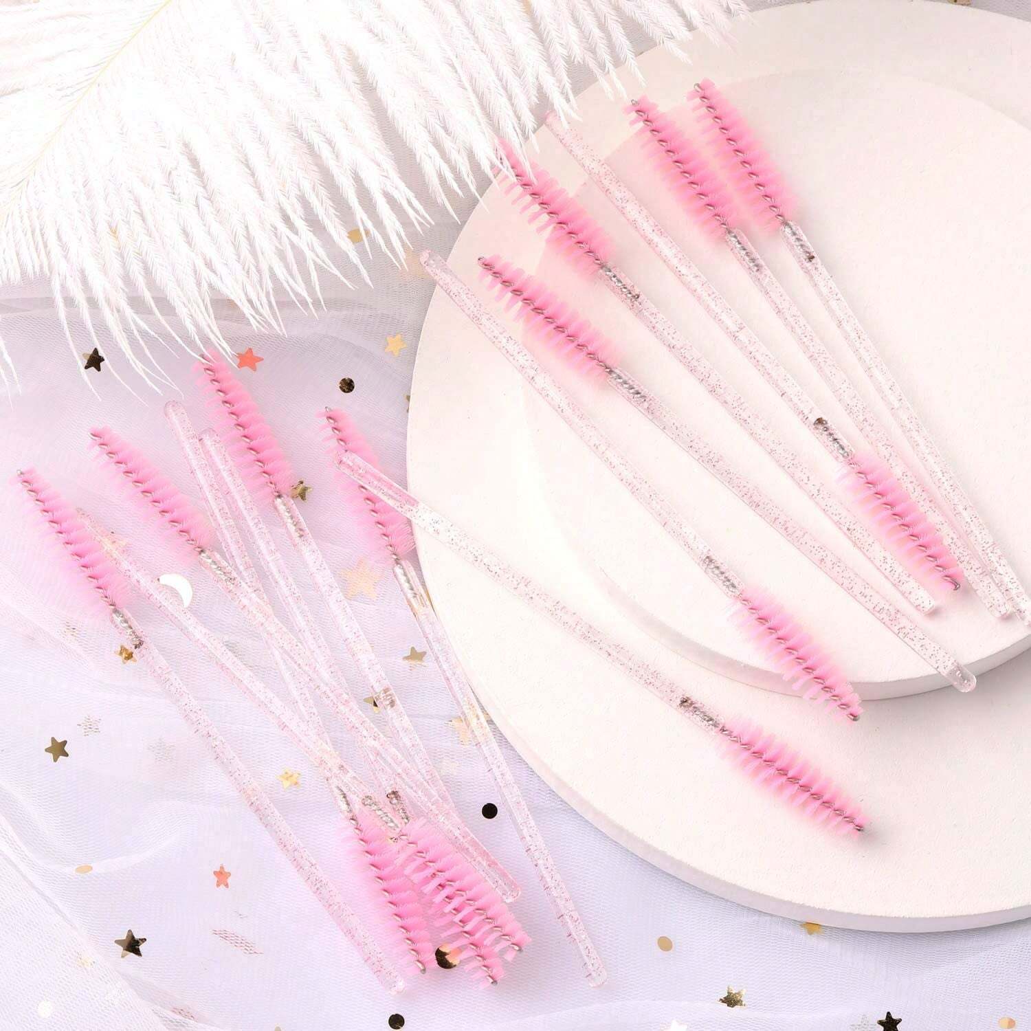 100pcs Disposable Eyelash Brus – Eyelash Extension Eyeliner Bewertung und Preis