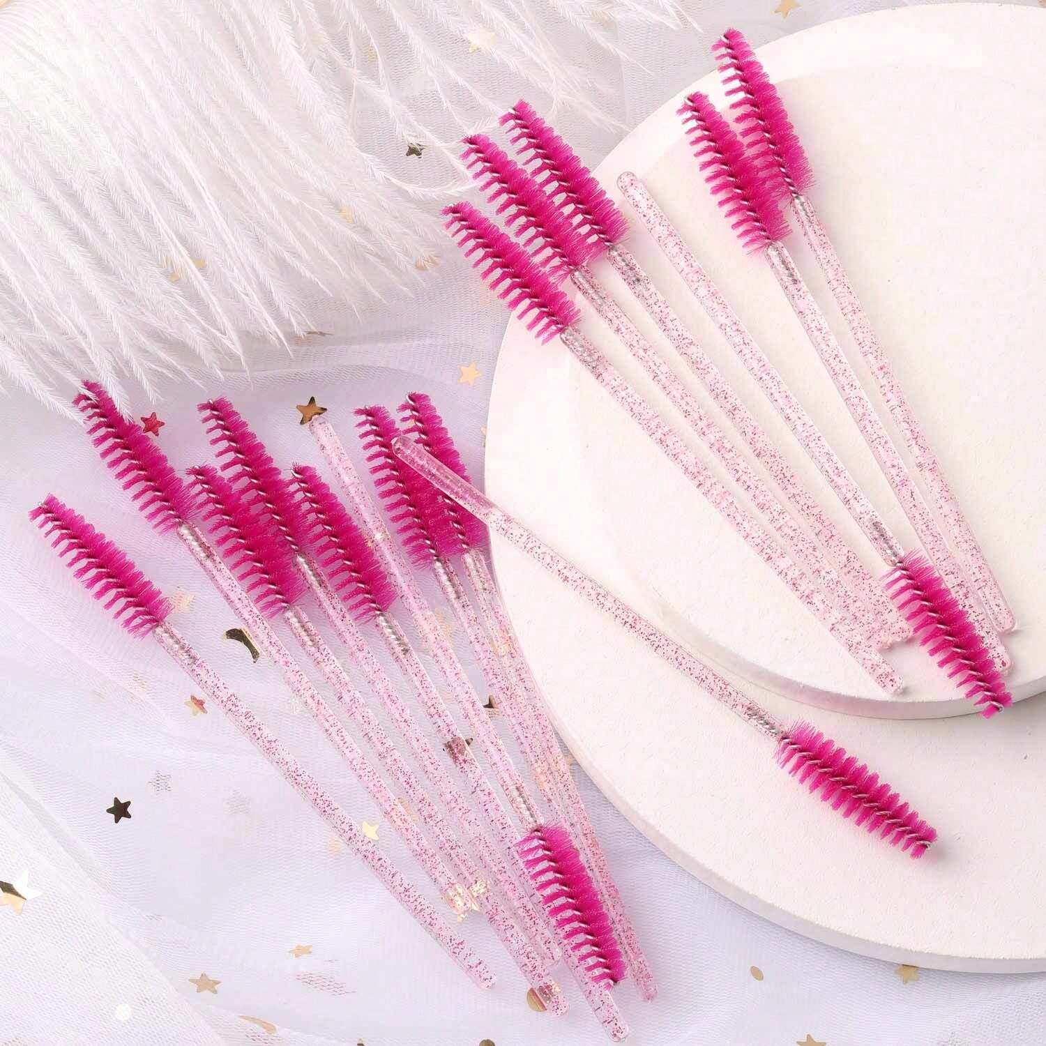 100pcs Disposable Eyelash Brus – Eyelash Extension Eyeliner Bewertung und Preis