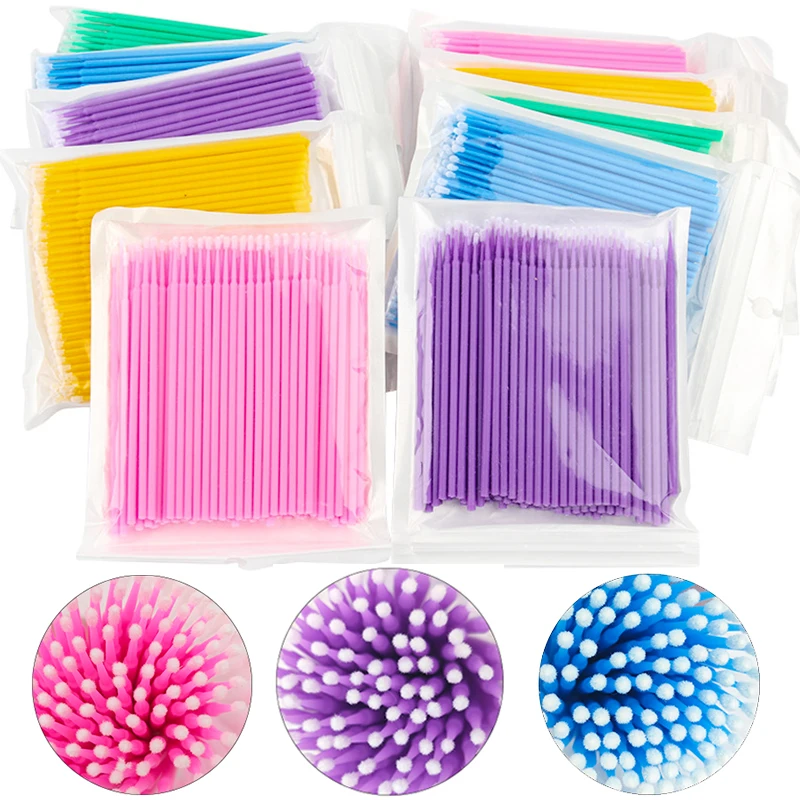 100Pcs Eyelash Cleaning Brush  – Eyelash Extension Individual Bewertung und Preis