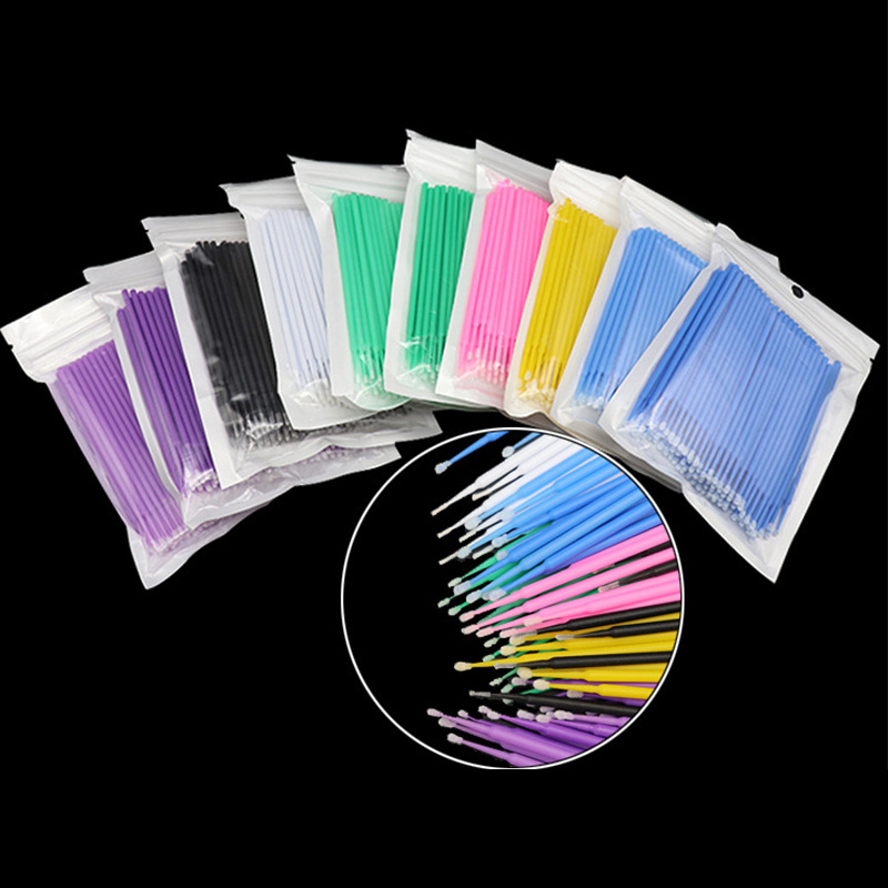 100Pcs Eyelash Cleaning Brush  – Eyelash Extension Individual Bewertung und Preis