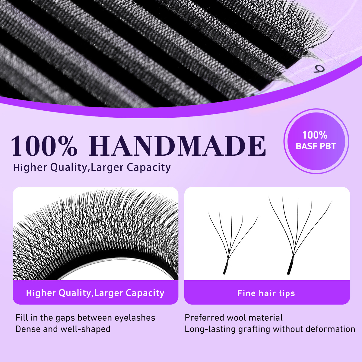 MerrdearWholesale 10trays/set  – Eyelash Extension Double Volume Bewertung und Preis