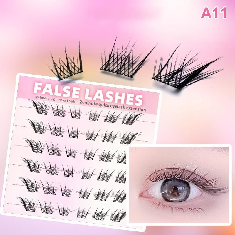 6 Rows Dense Natural False Eye – Eyelash Extension Glue Bewertung und Preis