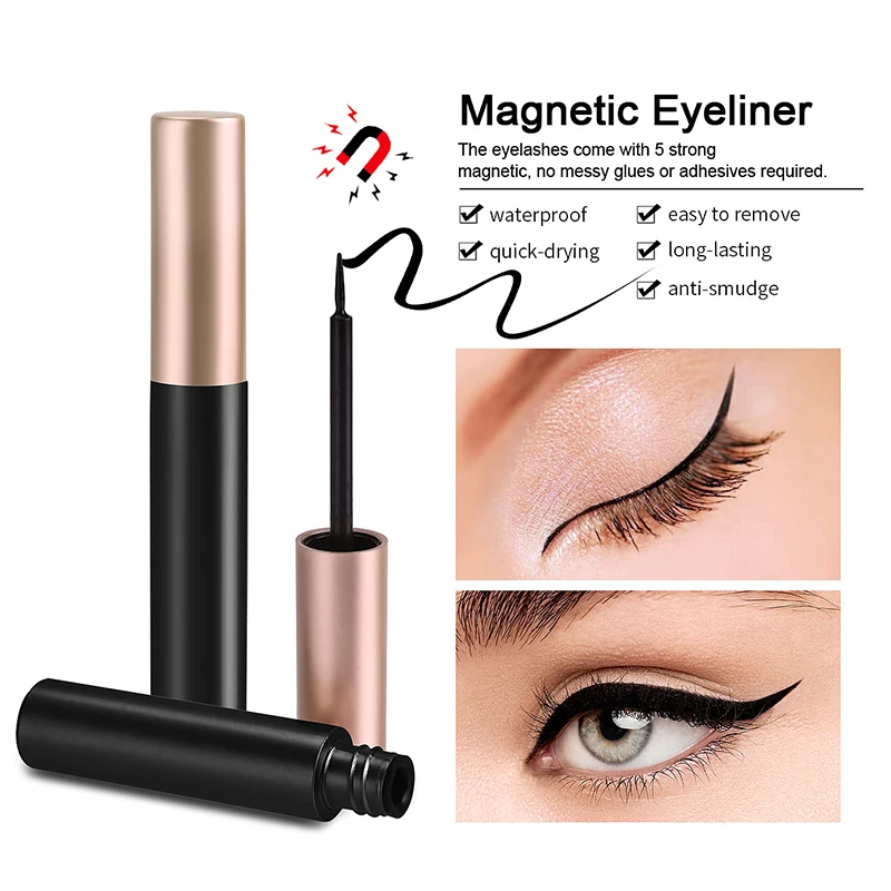 1/2Pcs Black Magnetic Eyeliner – Eyelash Extension Eyeliner Bewertung und Preis
